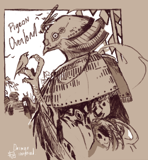 Sketch for daily spitpaint ! There’s currently a great Daimyo...