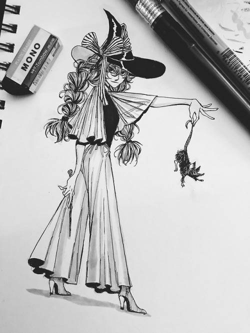 hornbloom - taking part in inktober this year! i’m sticking to a...