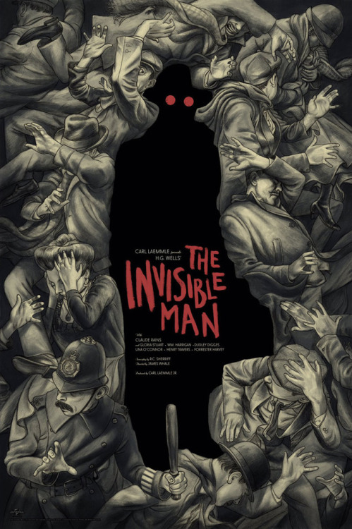 movieposteroftheday - Mondo poster for THE INVISIBLE MAN (James...