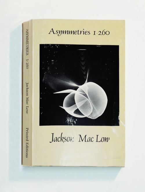 garadinervi:Jackson Mac Low, Asymmetries I-260, Printed...