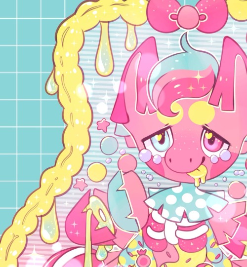 Preview of my Candy Gore art piece for Aycee’s Candy Gore...