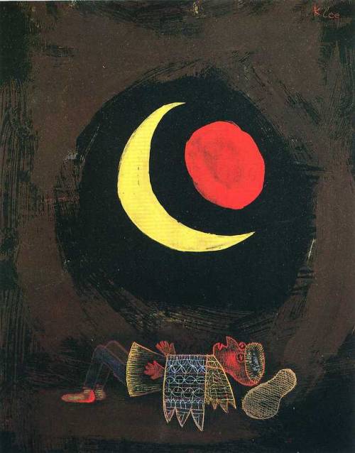 expressionism-art - Strong Dream, 1929, Paul KleeSize - 26x21...