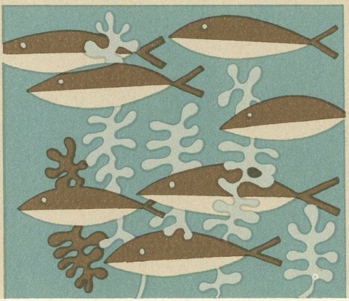 nemfrog - Stylized fish. The Super Constellation World. 1955....
