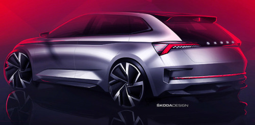 carsthatnevermadeitetc - Škoda Vision RS, 2018. Renders of a new...