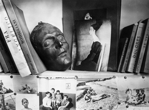 last-picture-show - André Kertész, Moise Kisling’s Studio with his...