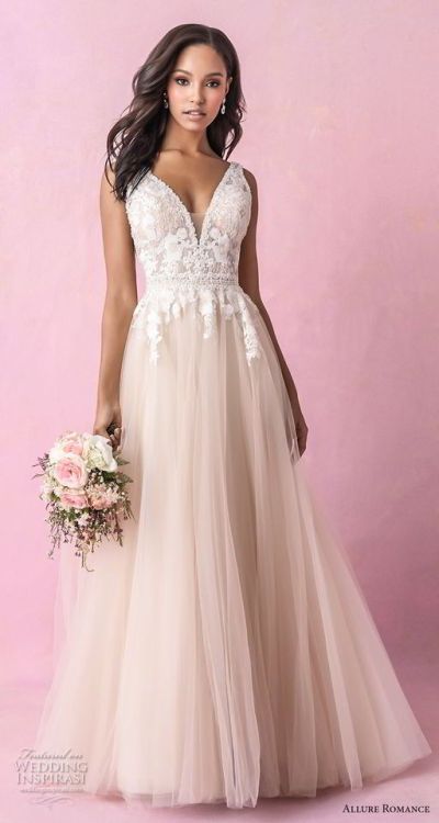 (via Allure Romance Fall 2018 Wedding Dresses | Wedding...