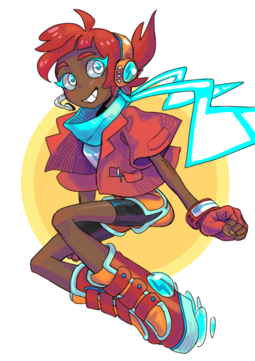 thatsnad - a RotomDex gijinka!she would be the protagonist’s...
