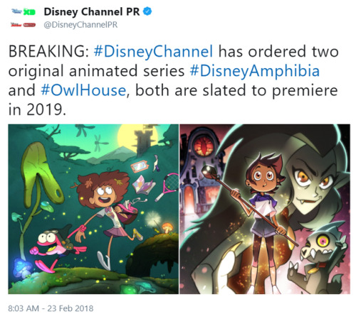 charlesoberonn - New Disney Channel shows, Amphibia and Owl...