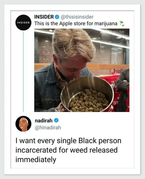left-reminders:Legal commodified weed that makes rich white...