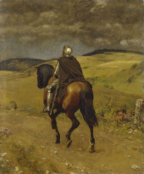 amare-habeo:Hans Thoma (German, 1839-1924)Lonely Ride...
