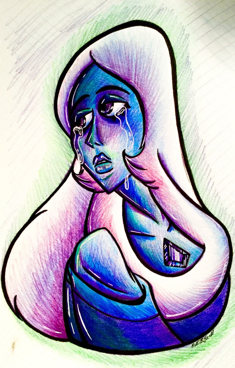 Another kinda failed attempt at experimenting with colored pencils on a Blue Diamond fanart. I will definitely stick with digital mostly. Although it didn’t turn out that bad tho anyway. Anyway have a...