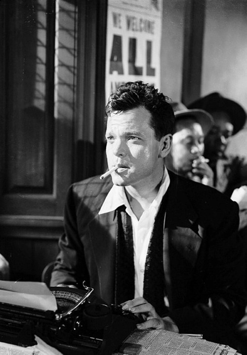 wehadfacesthen - Orson Welles, 1948, in The Lady From Shanghai