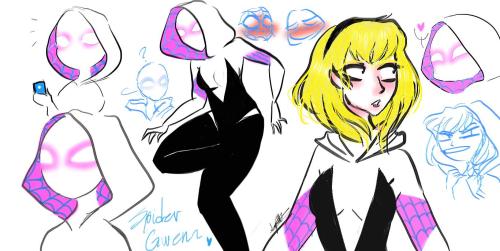 ang0ttdr:some spider gwen doodles ; v ; i haven’t drew her in a...