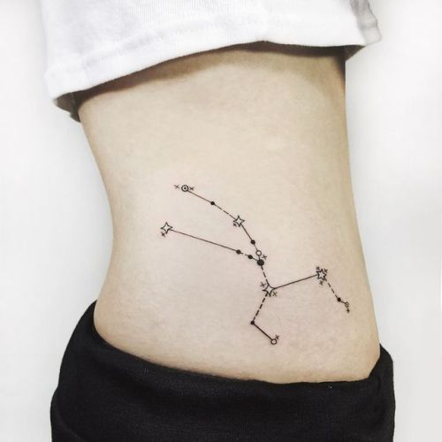 toptattooideas - Taurus constellation tattoo on the right...
