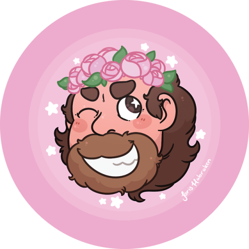 Steven Universe Flower Crown Buttonset