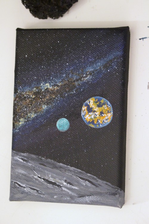 spaceoncanvas:Haven’t painted in weeks so Just a quick little...