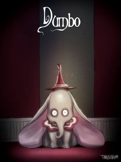 gameraboy - Disney Posters done in Tim Burton Style by Andrew...