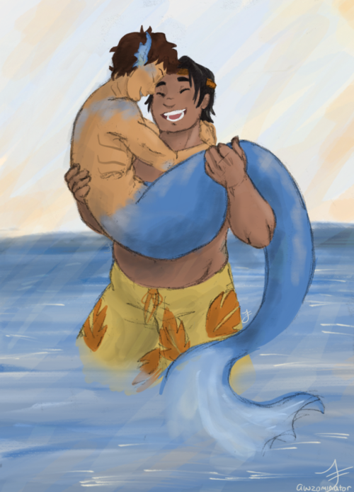 awzominator:I’m weak for mermaid!Lance and Hance, so this is...