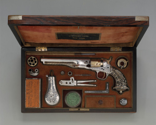 met-armsarmor - Cased Colt Model 1862 Police Revolver, Serial...