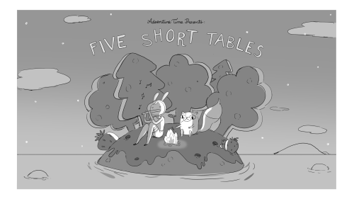 kingofooo:Five Short Tables - title carddesigned by Aleks...