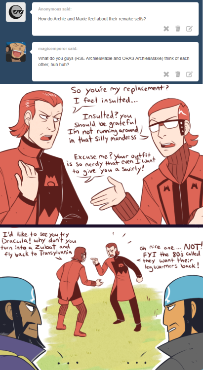 askarchieandmaxie - Old!Maxie isn’t taking the replacement very...