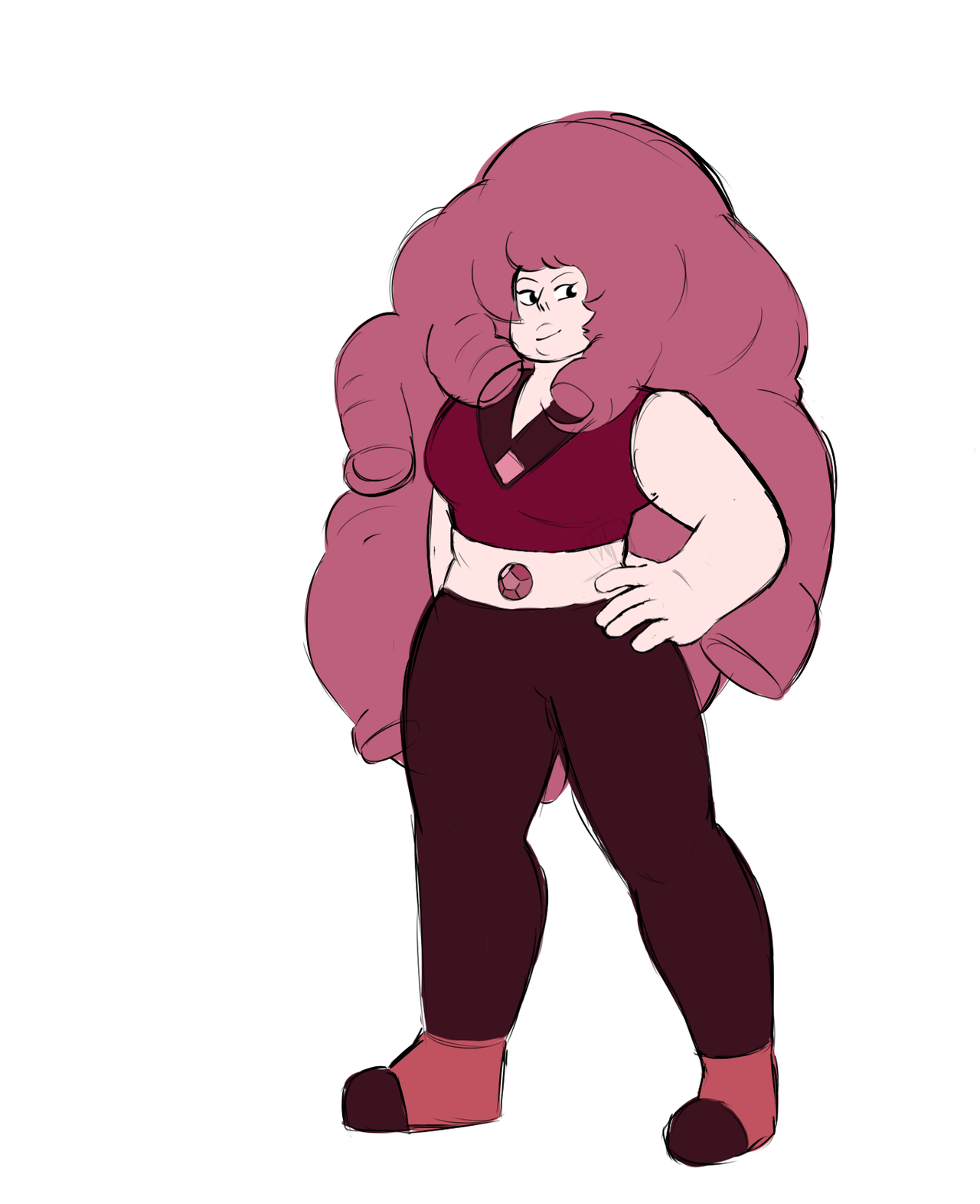 So how about those spoilers of how Homeworld Rose quartz *MIGHT* look like? :>c I seen the keyring post? and I think @hantabe might be right Pearl’s regen outfit isn’t in the sequence we seen and so...