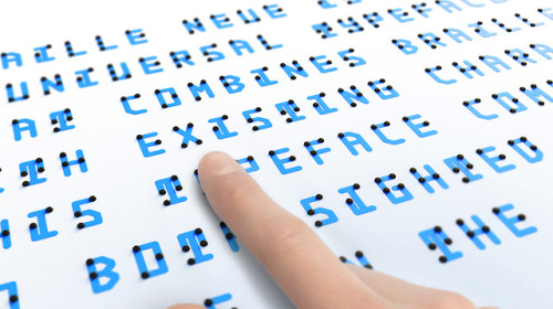 itscolossal:Braille Neue: A Universal Typeface by Kosuke...