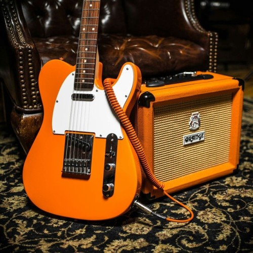 twanglife - Sweet lil’ orange telecaster, obviously with a...