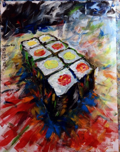 peintre-stephane - some thing to eat ?translated from a...