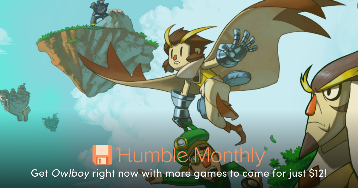 Surprise! It’s Owlboy! Yes, we just unlocked ANOTHER Humble Monthly game early! For just $12, you’ll immediately get not only Civilization VI + 2 DLC packs, but also Owlboy – and even more games to come when the mystery bundle unlocks on the first...