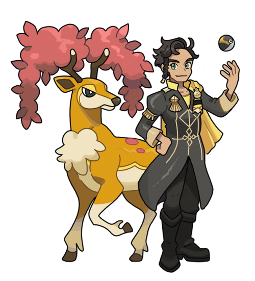roselph:golden deer/pokemon