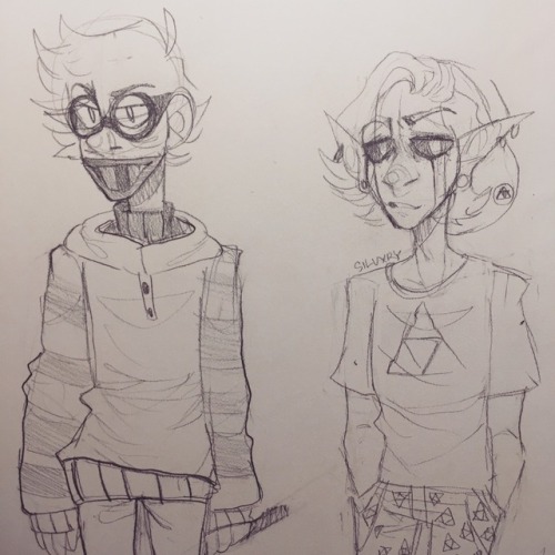silvery-echoes:Hello my dudes this boi was doodling and I...