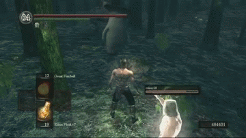 reallybigsword - memeshirt - who’s got that gif of the guy from dark souls 1 pointing at the big..
