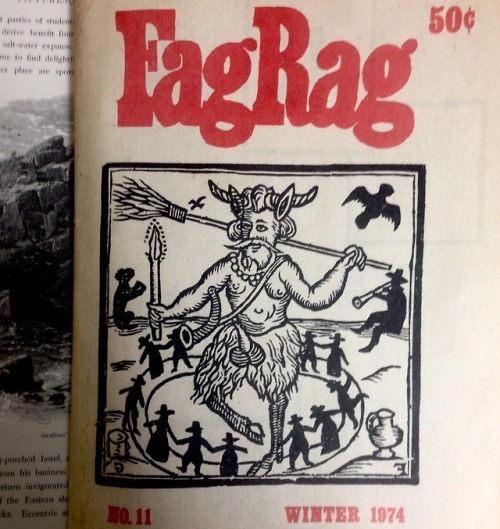 rickinmar:one of the first gay literary publications was Fag...