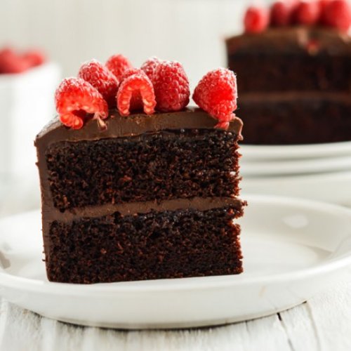 dessertgallery - Chocolate Raspberry Layer Cake-Your source of...