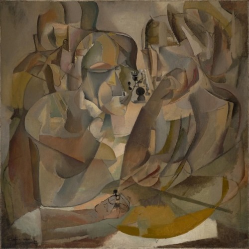 theartsyproject - Marcel Duchamp, Portrait of Chess Players, 1911.
