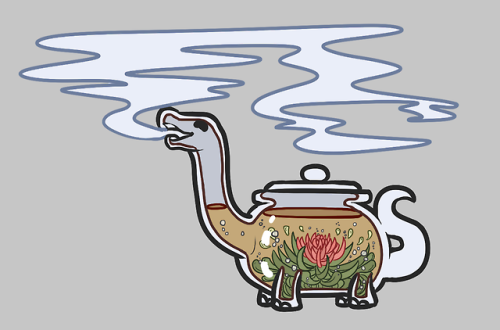 lies - glasswhistles - Dinosaur teapot… apotosaurus…@anonsally...