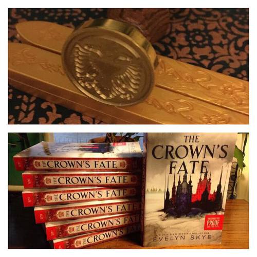 Win an ARC of THE CROWN’S FATE and Pasha’s imperial wax seal...