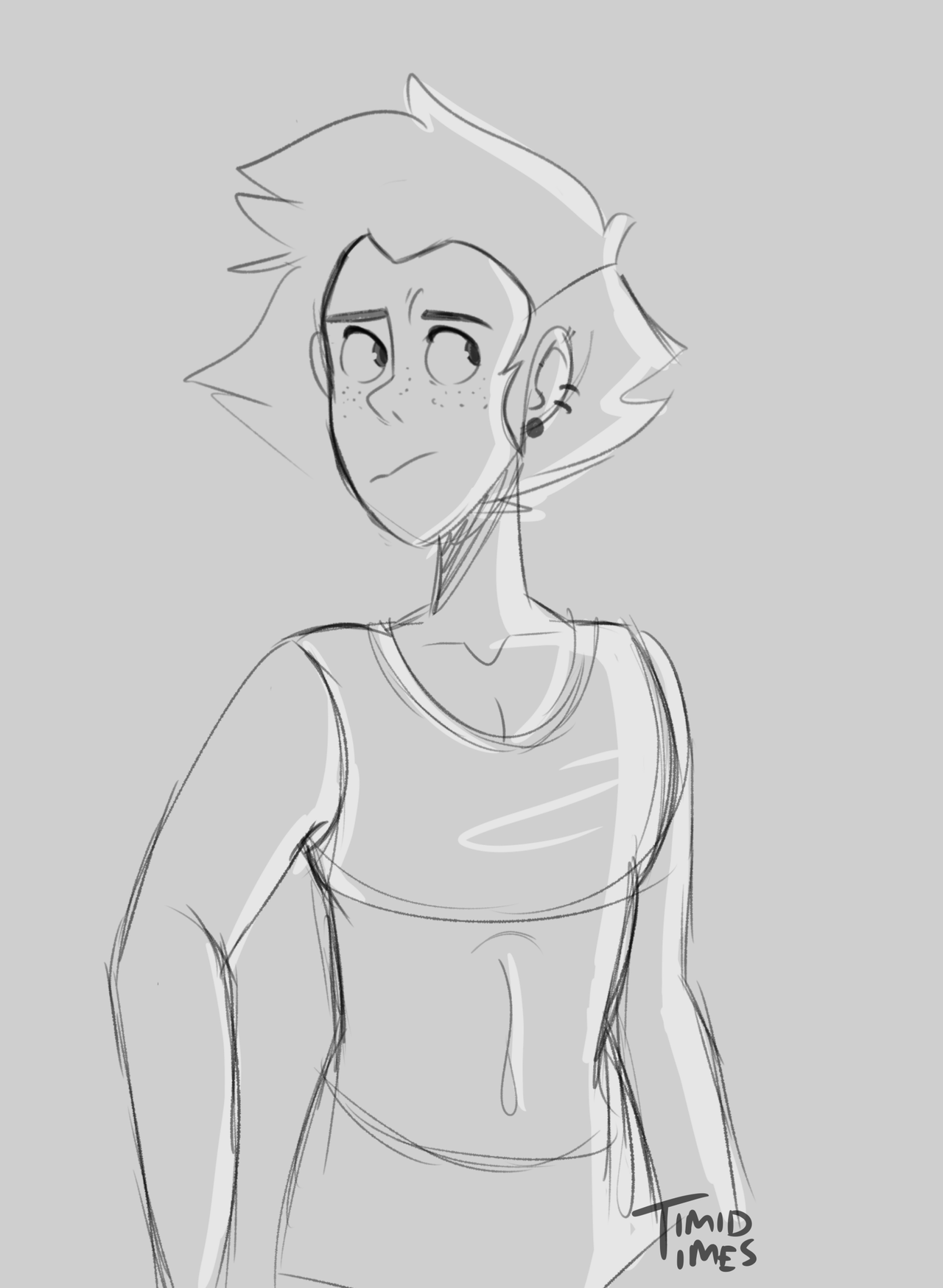 I spend 99.9% percent of my time drawing Peridot when I really should be drawing other things/characters. Oops ¯\_(ツ)_/¯