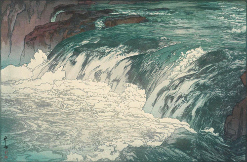 dappledwithshadow:Hiroshi Yoshida Rapids 1928