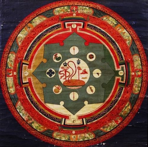 magictransistor - Yama Idol, Yama Dharmaraja Mandala. Tibet....