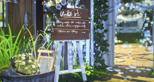 something-wicked-sims - ♪ Daisy Fay Wedding Venue - part one ♫