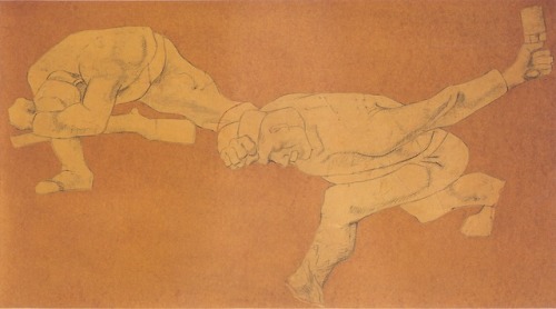expressionism-art - Sturm, 1925, Albin Egger-Lienz