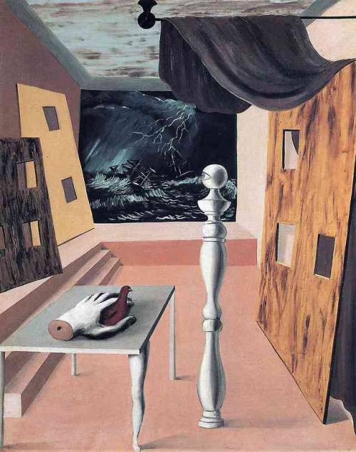 surrealism-love - The difficult crossing, 1926, Rene Magritte