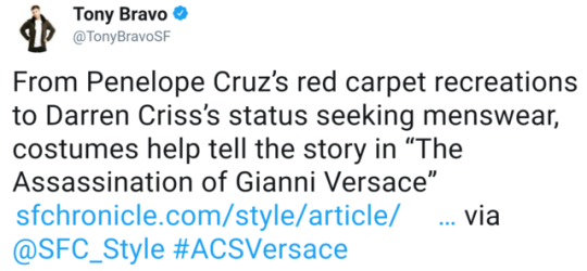 repost - The Assassination of Gianni Versace:  American Crime Story - Page 14 Tumblr_p2nnwyISvB1wpi2k2o1_540