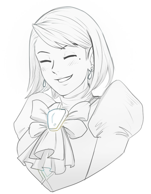 nessiemccormick - @gaycettorney requested a smiling Franziska!! I...
