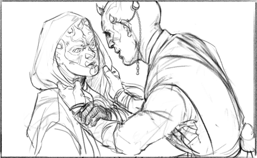 jasjuliet - A few Jedi Brothers Opress sketches!-In which Maul...