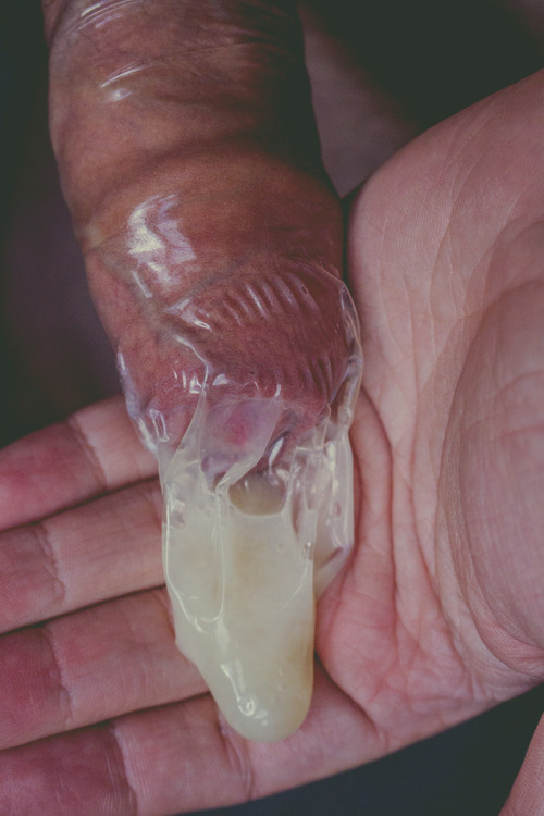 dallascondom - fan submitted!! Decided to fap into a condom to...