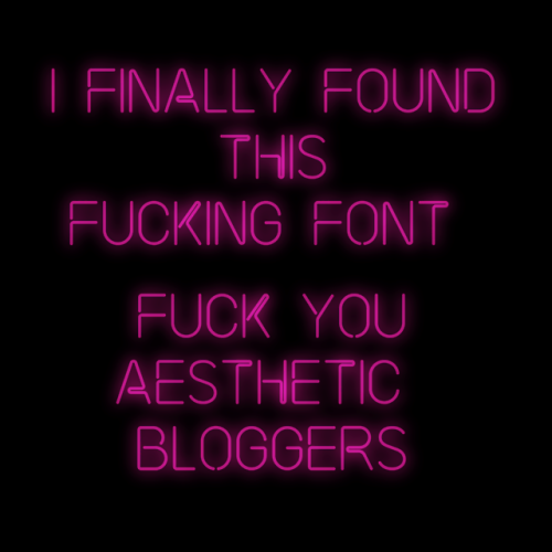pinksweet:the font is called neon tubes