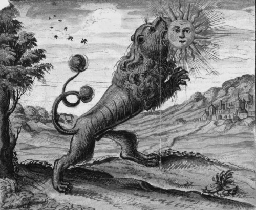 chaosophia218 - Lion Devouring the Sun.The Green Lion devouring...